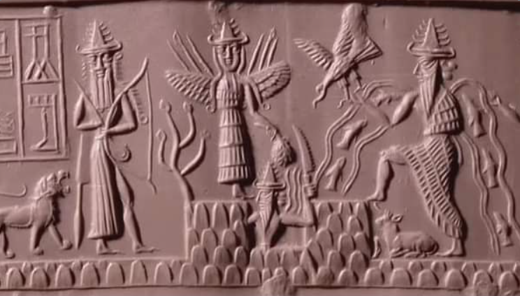 Мифическая шумерская богиня зерна по имени Ашнан. Аш(ас) – пища, нан – хлеб.